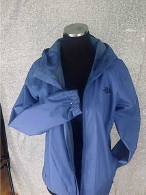 The North Face Periwinkle Blue Hooded Shell Jacket